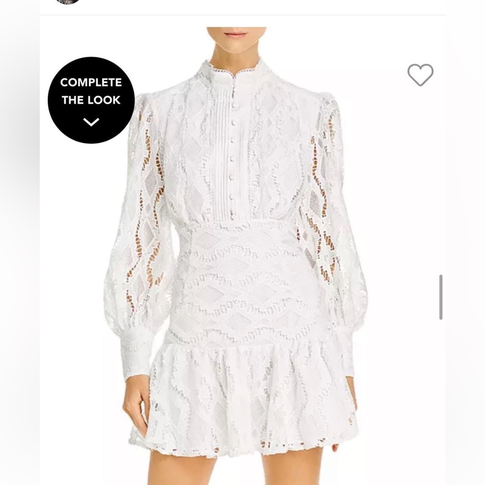 White Bardot remy dress!
